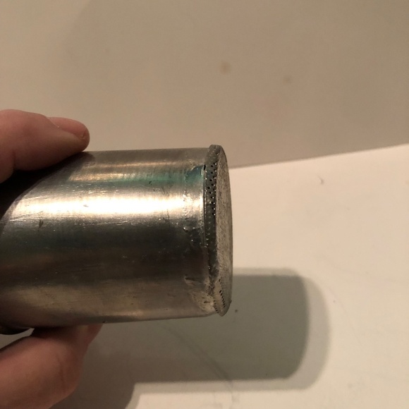 Antique cocktail strainer made with copper, brass , and silver. - used - Picture 6 of 10